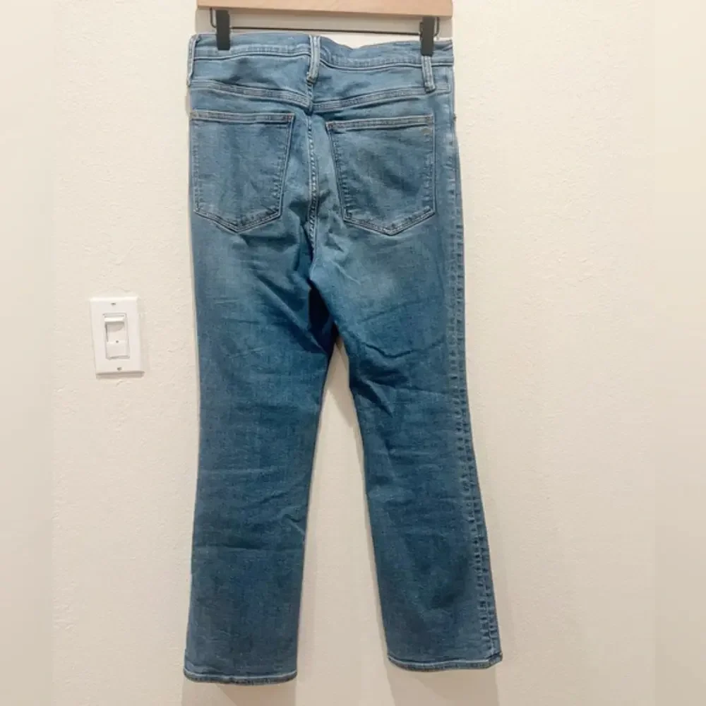 MADEWELL Cali Demi-Boot Jeans in Dorrance Wash: Kick Out Crop - Picture 5 of 10